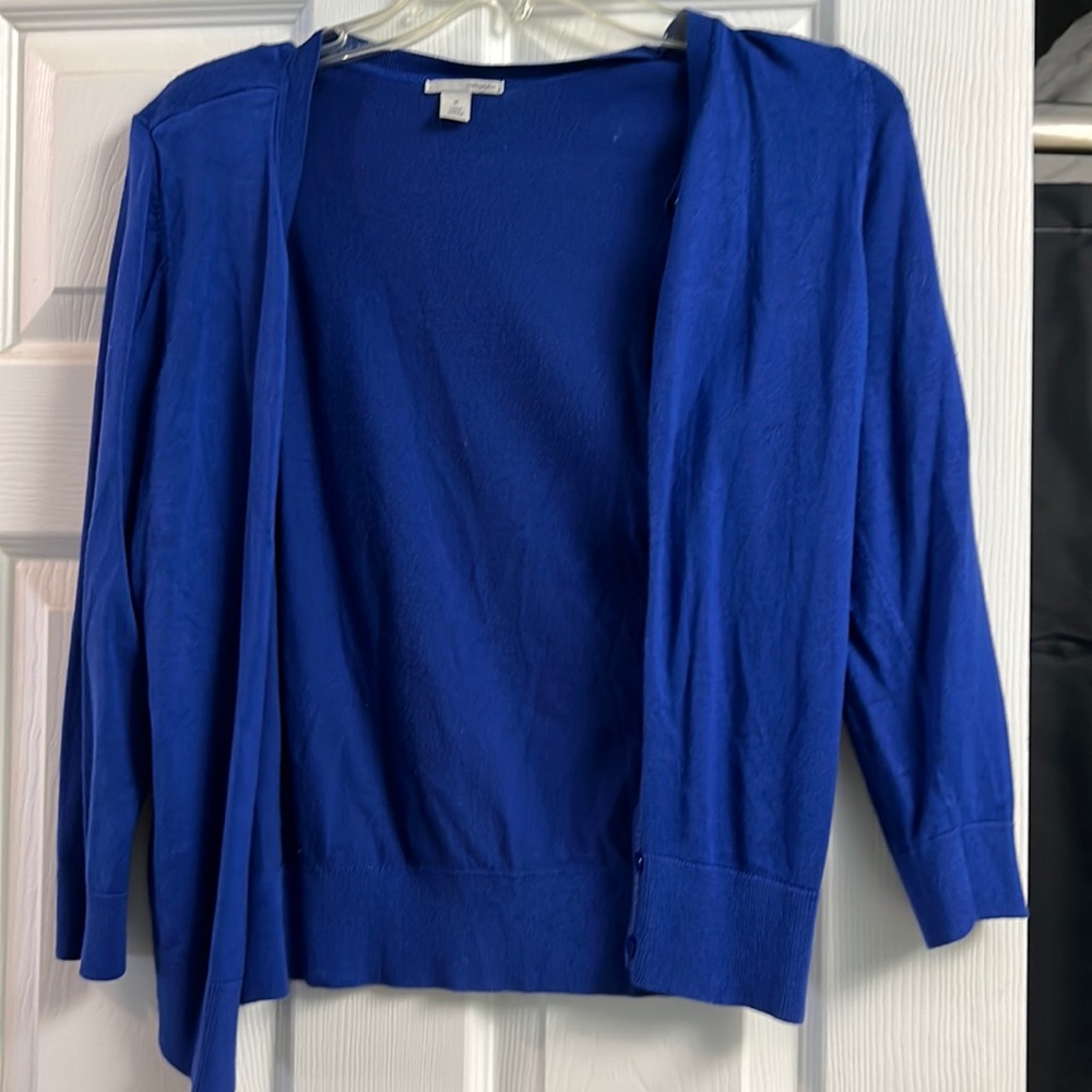 Halogen royal blue cardigan